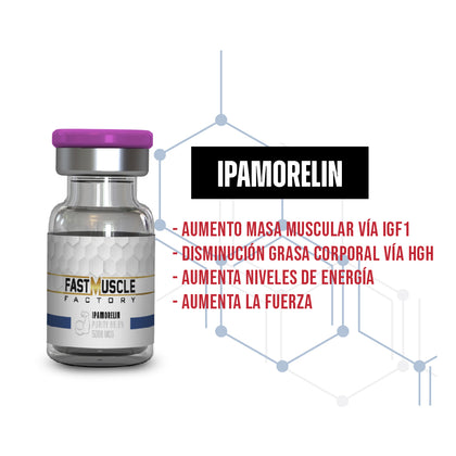 Ipamorelin 5mg Fast Muscle - Peptido Fmf