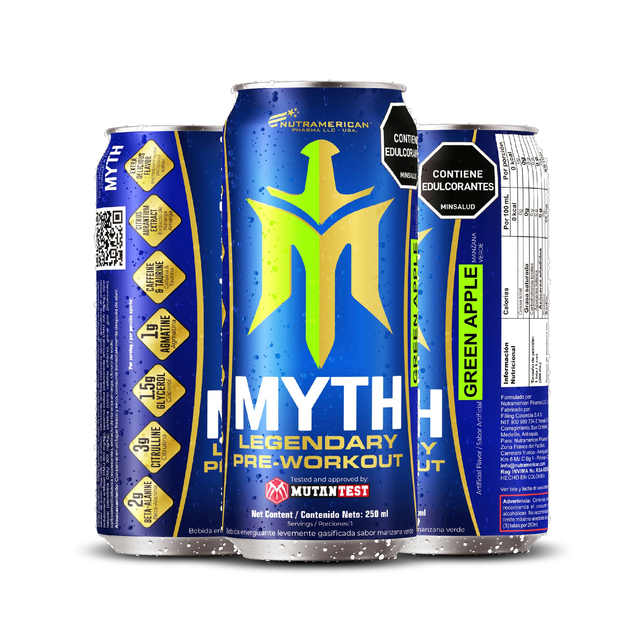 MYTH Legendary Pre Entreno - 24 unidades